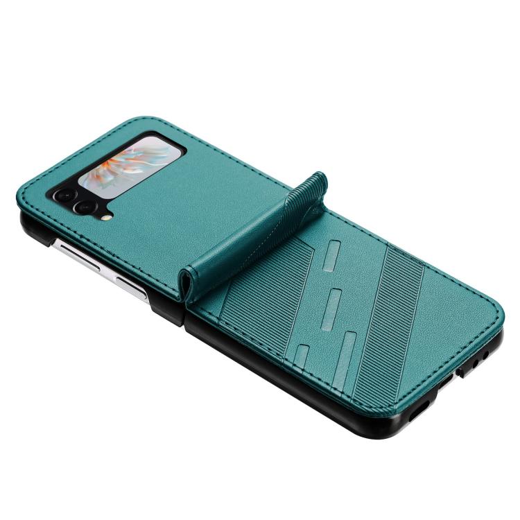 For Samsung Galaxy Z Flip3 5G Embossed Multi-functional Wallet Retro Leather Phone Case
