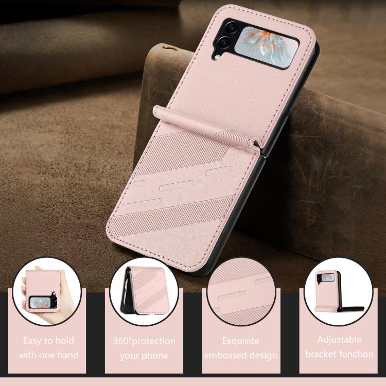 For Samsung Galaxy Z Flip3 5G Embossed Multi-functional Wallet Retro Leather Phone Case