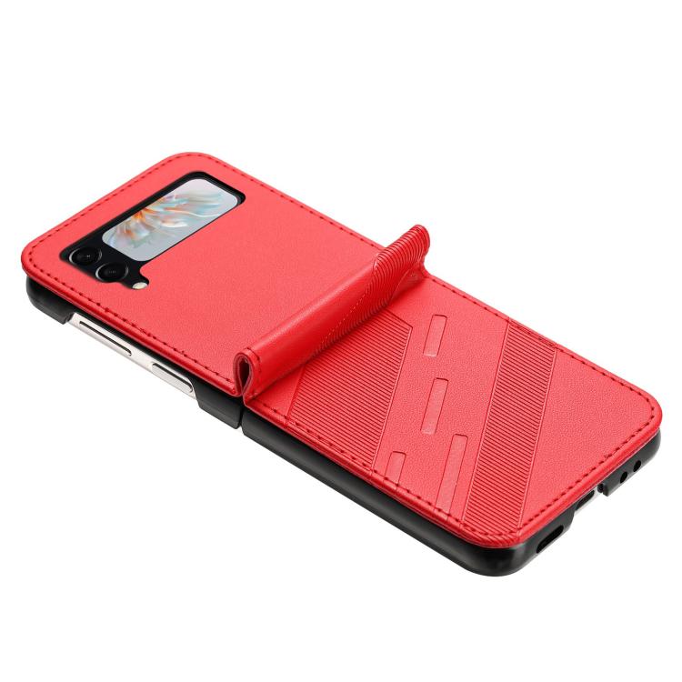 For Samsung Galaxy Z Flip4 5G Embossed Multi-functional Wallet Retro Leather Phone Case