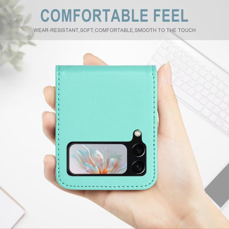 For Samsung Galaxy Z Flip4 5G Embossed Multi-functional Wallet Retro Leather Phone Case