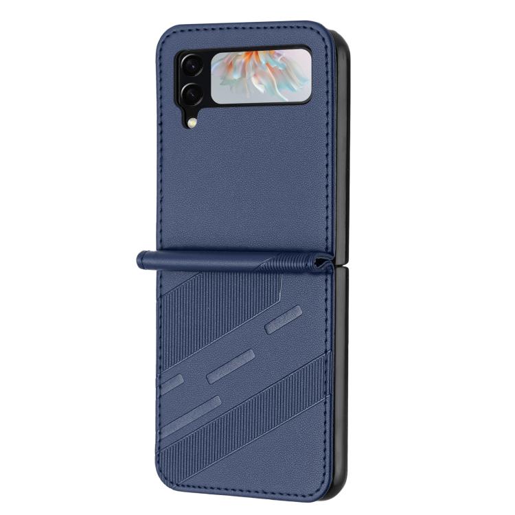 For Samsung Galaxy Z Flip4 5G Embossed Multi-functional Wallet Retro Leather Phone Case