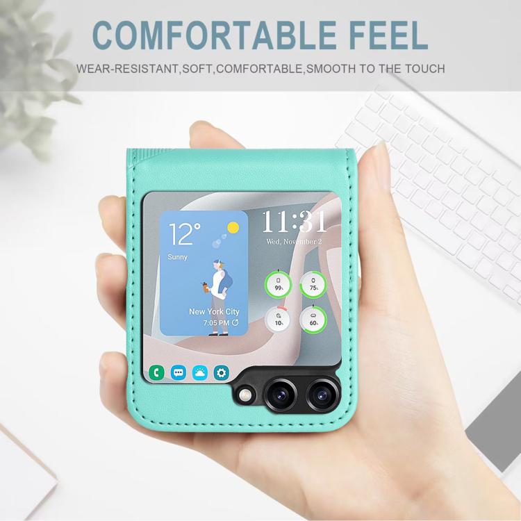 For Samsung Galaxy Z Flip5 5G Embossed Multi-functional Wallet Retro Leather Phone Case