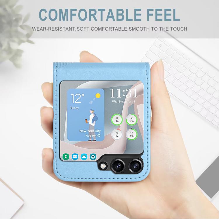 For Samsung Galaxy Z Flip5 5G Embossed Multi-functional Wallet Retro Leather Phone Case