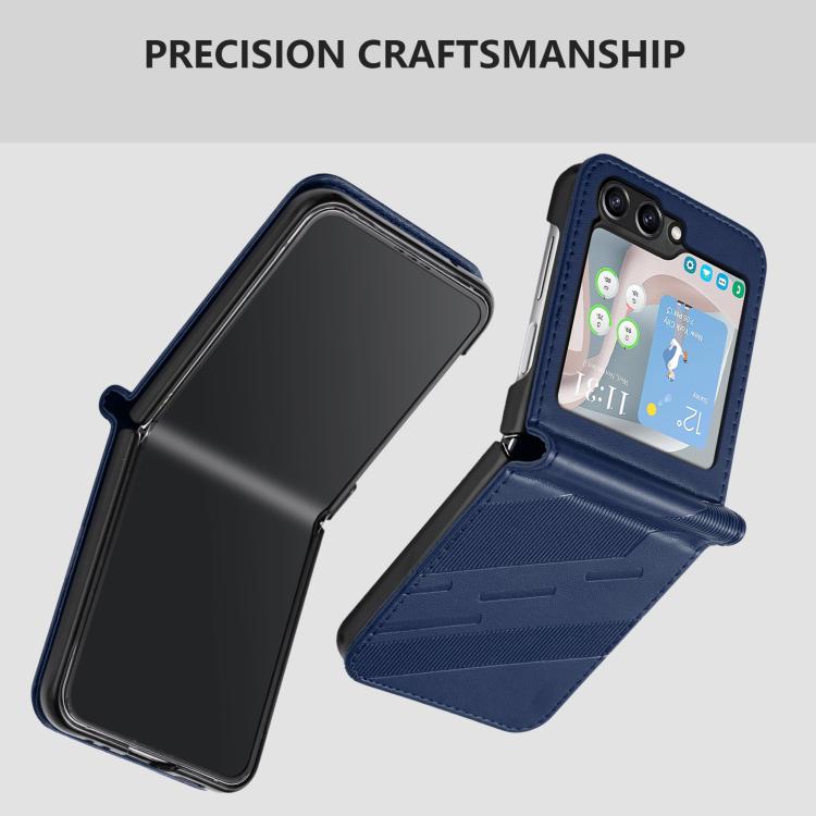 For Samsung Galaxy Z Flip5 5G Embossed Multi-functional Wallet Retro Leather Phone Case
