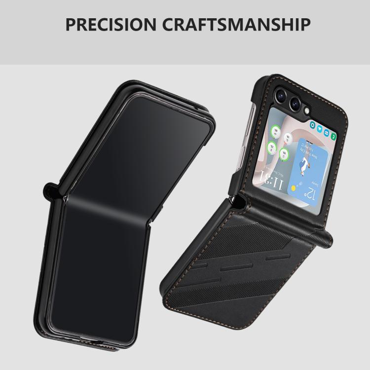 For Samsung Galaxy Z Flip6 / Flip7 FE Embossed Multi-functional Wallet Retro Leather Phone Case