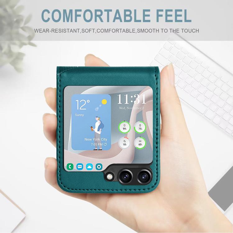 For Samsung Galaxy Z Flip6 / Flip7 FE Embossed Multi-functional Wallet Retro Leather Phone Case