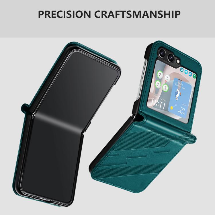 For Samsung Galaxy Z Flip6 / Flip7 FE Embossed Multi-functional Wallet Retro Leather Phone Case