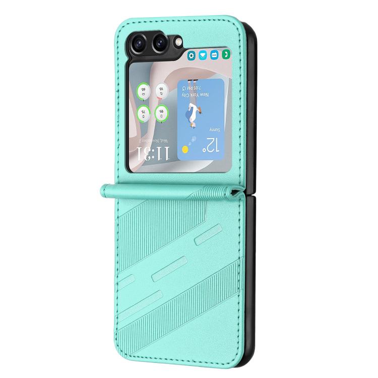 For Samsung Galaxy Z Flip6 / Flip7 FE Embossed Multi-functional Wallet Retro Leather Phone Case