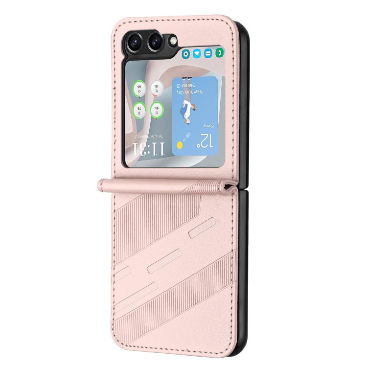 For Samsung Galaxy Z Flip6 / Flip7 FE Embossed Multi-functional Wallet Retro Leather Phone Case