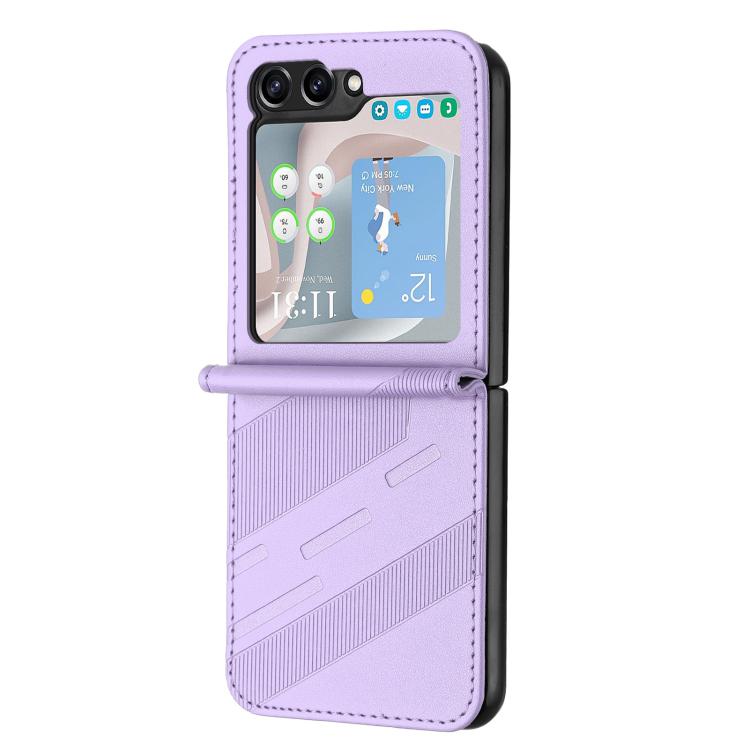 For Samsung Galaxy Z Flip6 / Flip7 FE Embossed Multi-functional Wallet Retro Leather Phone Case