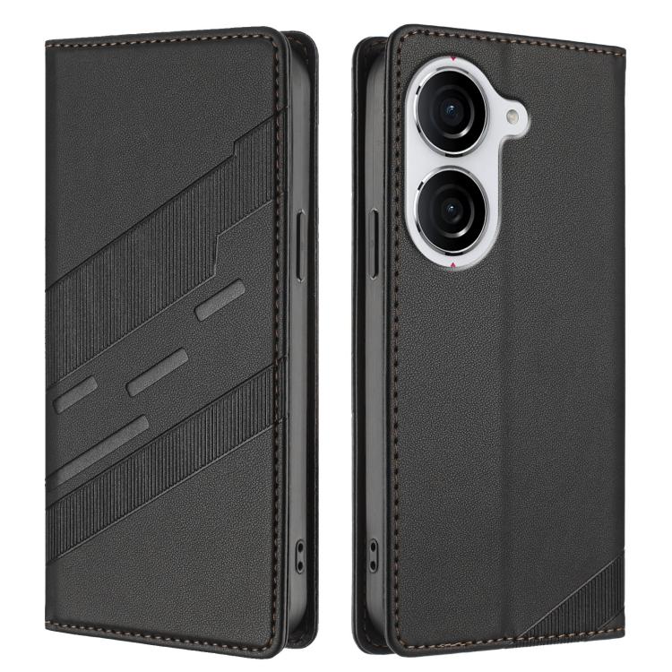 For Asus Zenfone 10 Embossed Multi-functional Wallet Retro Leather Phone Case