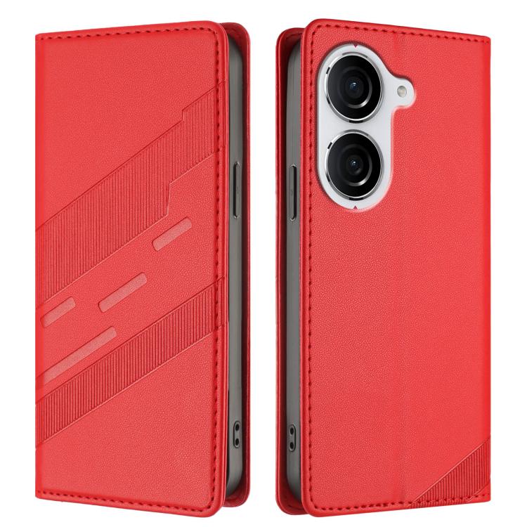 For Asus Zenfone 10 Embossed Multi-functional Wallet Retro Leather Phone Case