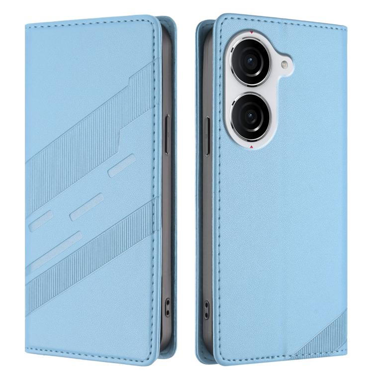 For Asus Zenfone 10 Embossed Multi-functional Wallet Retro Leather Phone Case