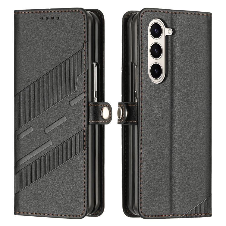 For Samsung Galaxy Z Fold6 5G Embossed Multi-functional Wallet Retro Leather Phone Case