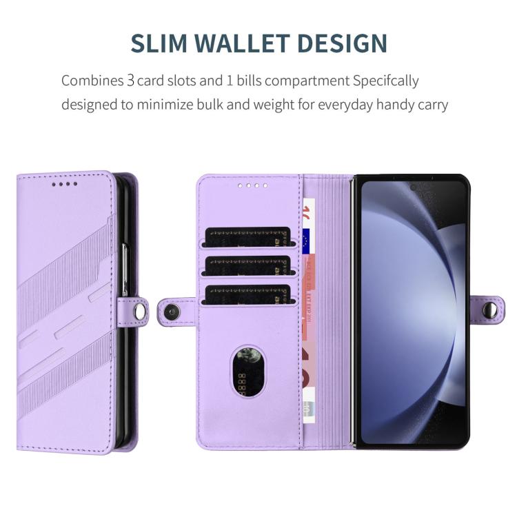 For Samsung Galaxy Z Fold6 5G Embossed Multi-functional Wallet Retro Leather Phone Case