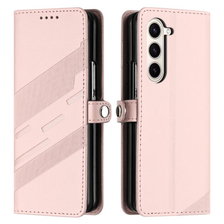 For Samsung Galaxy Z Fold5 5G Embossed Multi-functional Wallet Retro Leather Phone Case