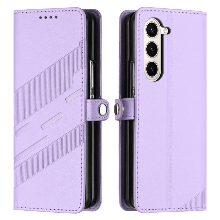 For Samsung Galaxy Z Fold5 5G Embossed Multi-functional Wallet Retro Leather Phone Case