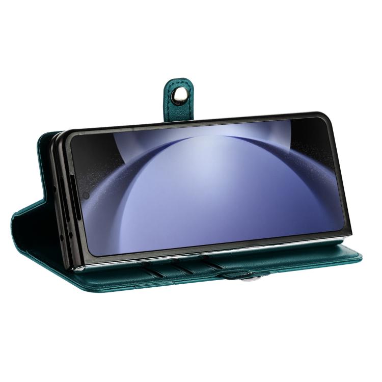 For Samsung Galaxy Z Fold4 5G Embossed Multi-functional Wallet Retro Leather Phone Case