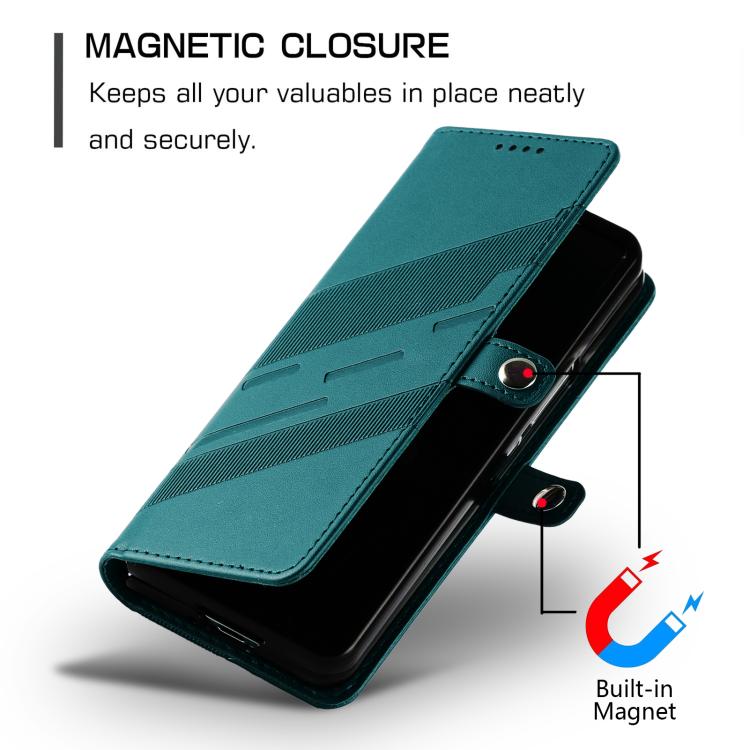 For Samsung Galaxy Z Fold4 5G Embossed Multi-functional Wallet Retro Leather Phone Case