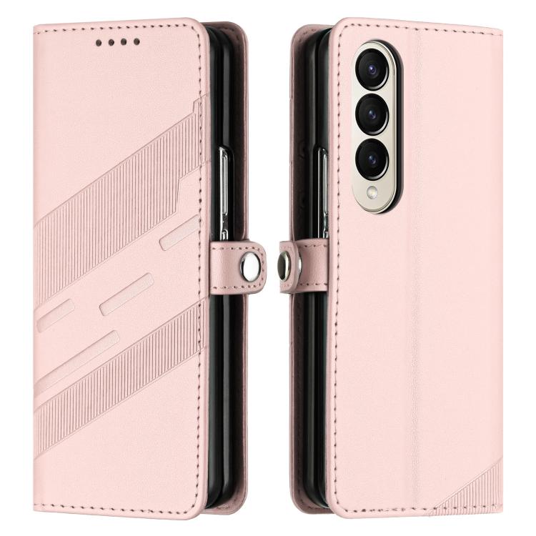 For Samsung Galaxy Z Fold3 5G Embossed Multi-functional Wallet Retro Leather Phone Case