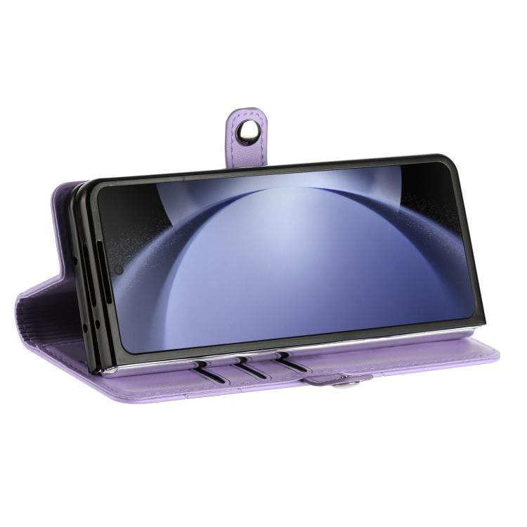For Samsung Galaxy Z Fold3 5G Embossed Multi-functional Wallet Retro Leather Phone Case