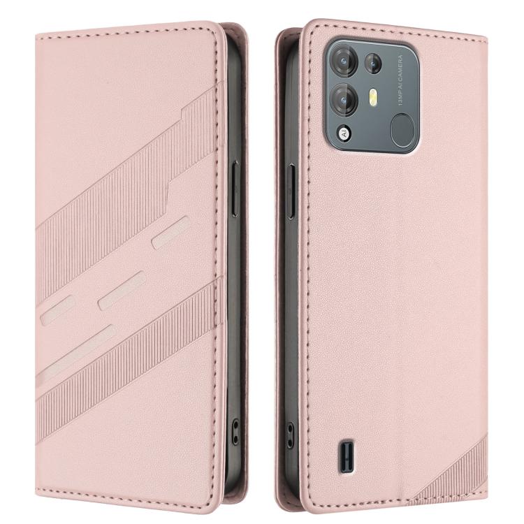 For Blackview A55 Pro Embossed Multi-functional Wallet Retro Leather Phone Case