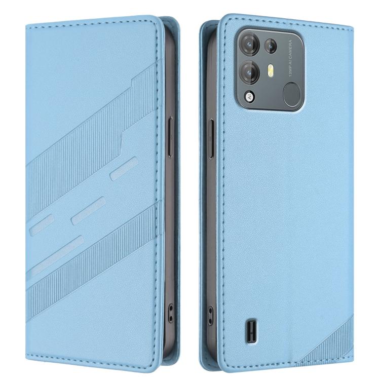 For Blackview A55 Pro Embossed Multi-functional Wallet Retro Leather Phone Case