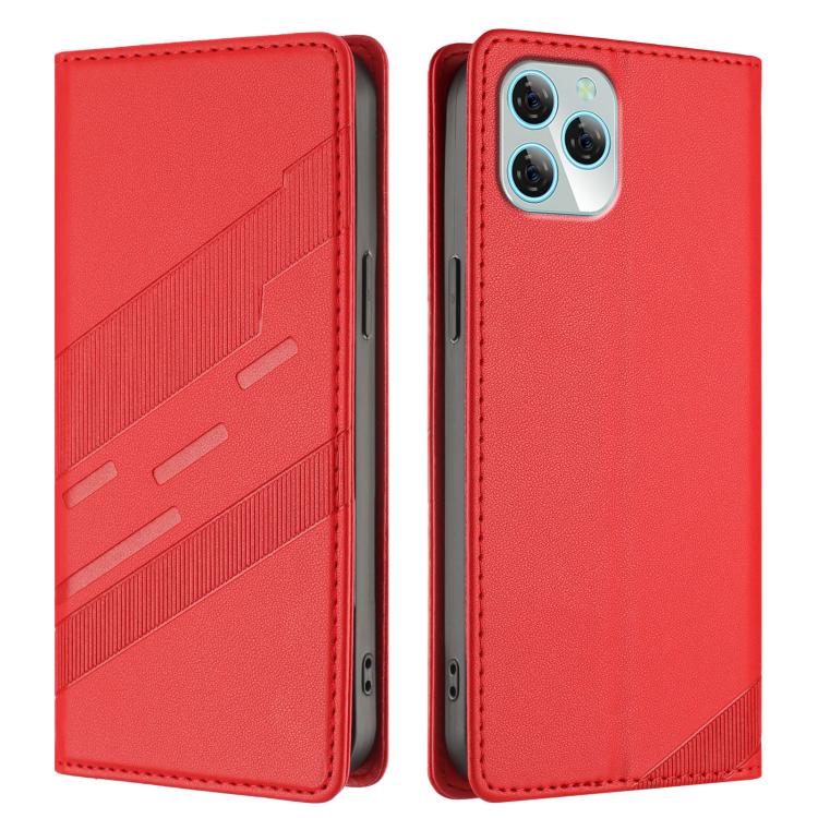 For Blackview A95 Embossed Multi-functional Wallet Retro Leather Phone Case