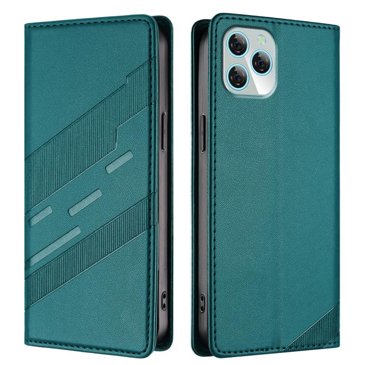 For Blackview A95 Embossed Multi-functional Wallet Retro Leather Phone Case