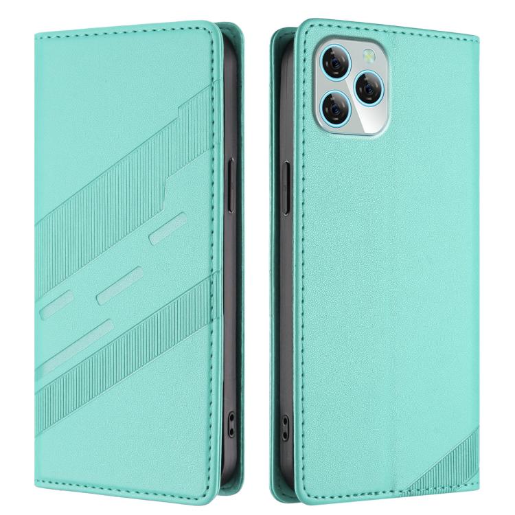 For Blackview A95 Embossed Multi-functional Wallet Retro Leather Phone Case