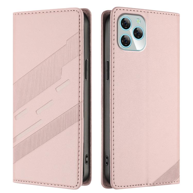 For Blackview A95 Embossed Multi-functional Wallet Retro Leather Phone Case
