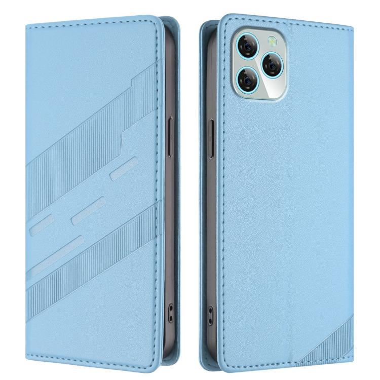 For Blackview A95 Embossed Multi-functional Wallet Retro Leather Phone Case