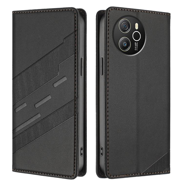 For Blackview Shark 8 Embossed Multi-functional Wallet Retro Leather Phone Case
