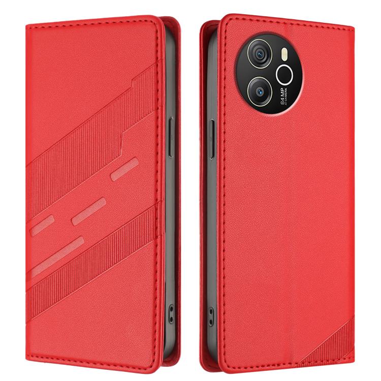 For Blackview Shark 8 Embossed Multi-functional Wallet Retro Leather Phone Case