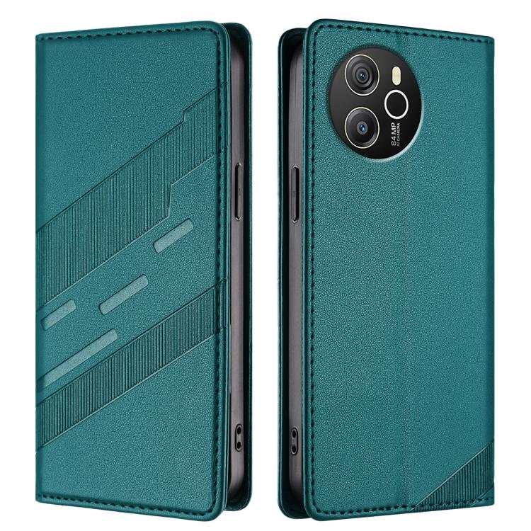 For Blackview Shark 8 Embossed Multi-functional Wallet Retro Leather Phone Case