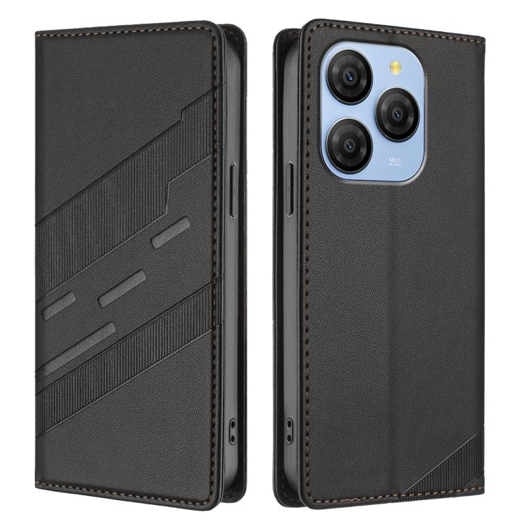 For Blackview Shark 9 Embossed Multi-functional Wallet Retro Leather Phone Case