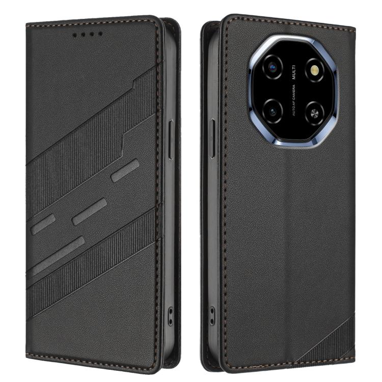For Blackview Shark 6 Embossed Multi-functional Wallet Retro Leather Phone Case
