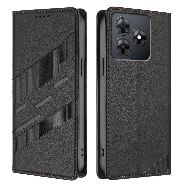 For Blackview Wave 8 / 8C Embossed Multi-functional Wallet Retro Leather Phone Case