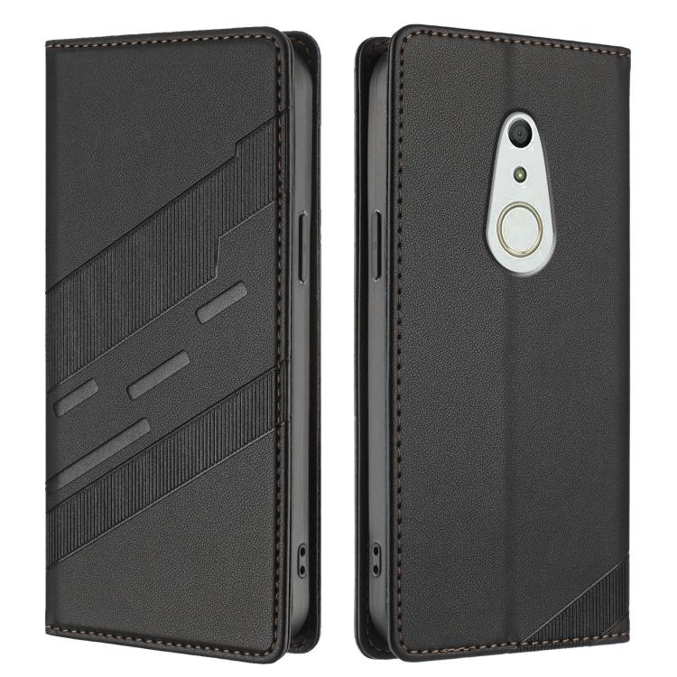 For Fujitsu Arrows Be4 / F-41A Embossed Multi-functional Wallet Retro Leather Phone Case