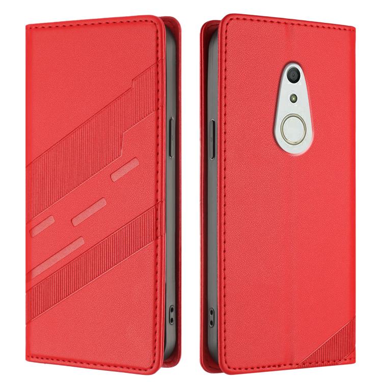 For Fujitsu Arrows Be4 / F-41A Embossed Multi-functional Wallet Retro Leather Phone Case