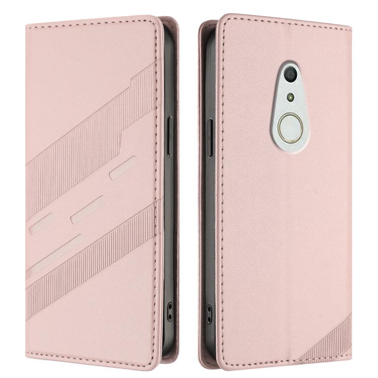 For Fujitsu Arrows Be4 / F-41A Embossed Multi-functional Wallet Retro Leather Phone Case