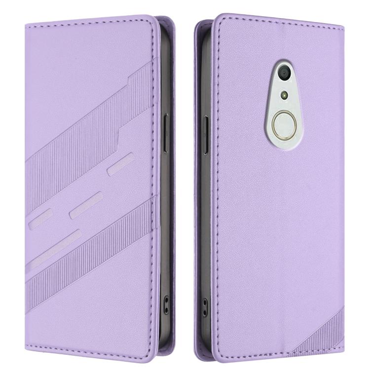 For Fujitsu Arrows Be4 / F-41A Embossed Multi-functional Wallet Retro Leather Phone Case