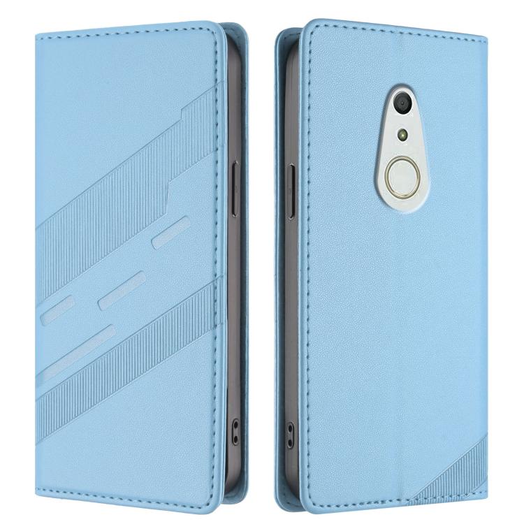 For Fujitsu Arrows Be4 / F-41A Embossed Multi-functional Wallet Retro Leather Phone Case
