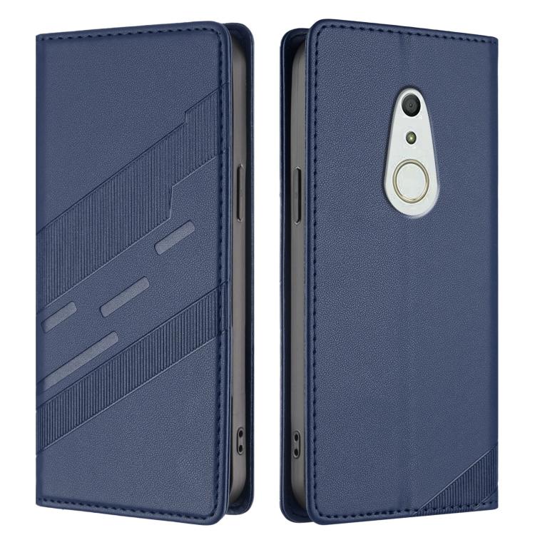 For Fujitsu Arrows Be4 / F-41A Embossed Multi-functional Wallet Retro Leather Phone Case