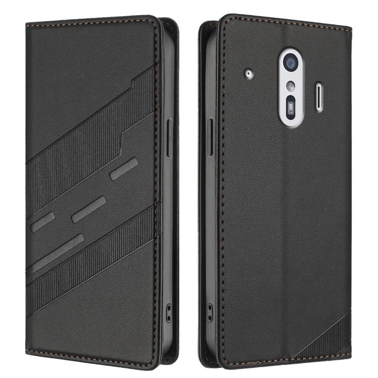 For Fujitsu Arrows F-42A Embossed Multi-functional Wallet Retro Leather Phone Case