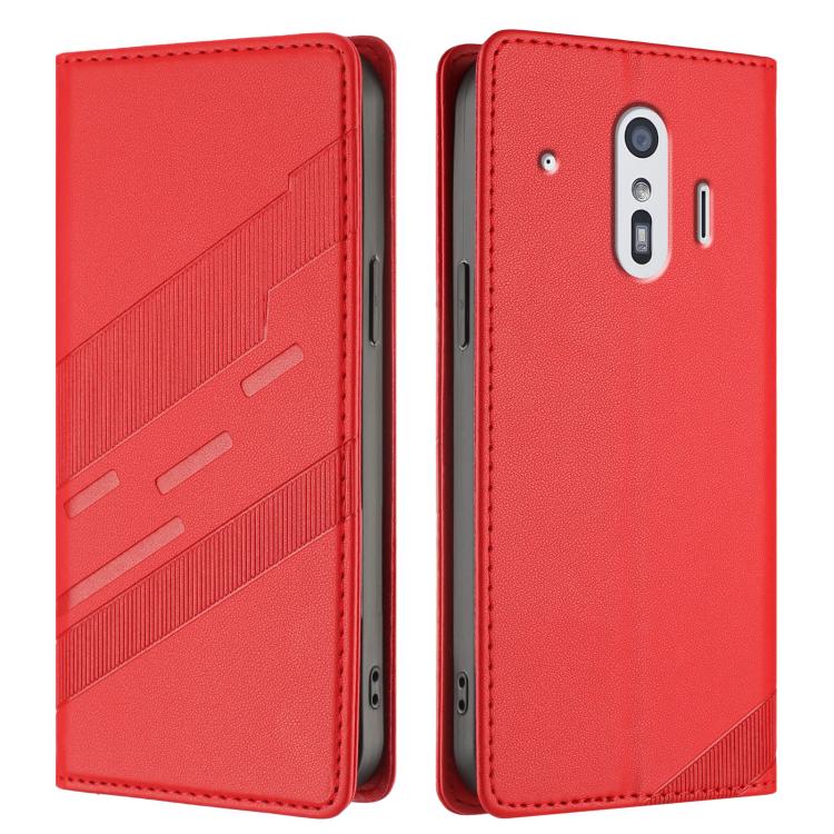 For Fujitsu Arrows F-42A Embossed Multi-functional Wallet Retro Leather Phone Case