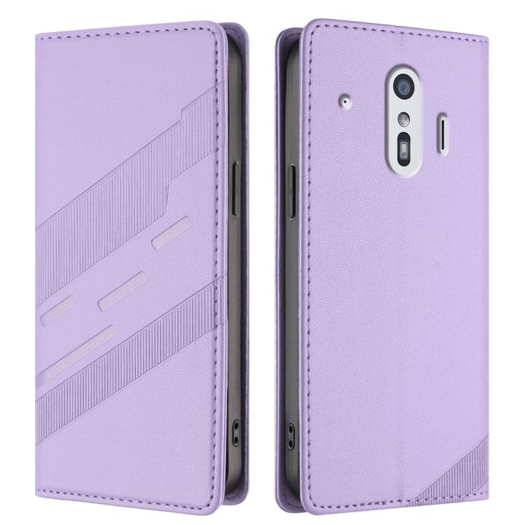 For Fujitsu Arrows F-42A Embossed Multi-functional Wallet Retro Leather Phone Case