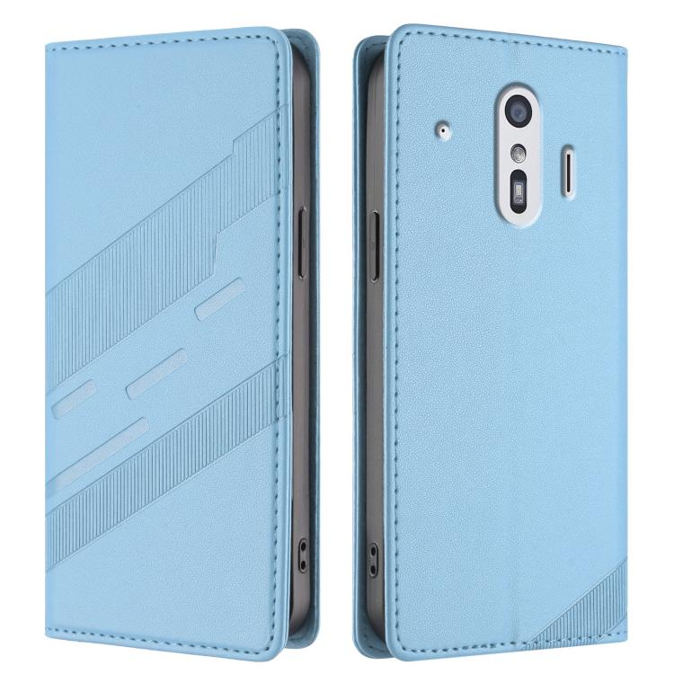 For Fujitsu Arrows F-42A Embossed Multi-functional Wallet Retro Leather Phone Case