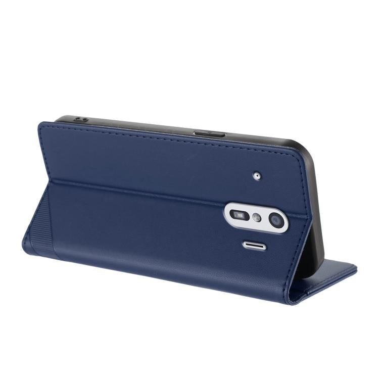 For Fujitsu Arrows F-42A Embossed Multi-functional Wallet Retro Leather Phone Case