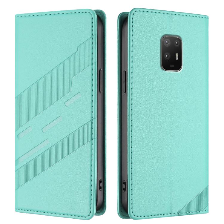 For Fujitsu Arrows 5G F-51A Embossed Multi-functional Wallet Retro Leather Phone Case